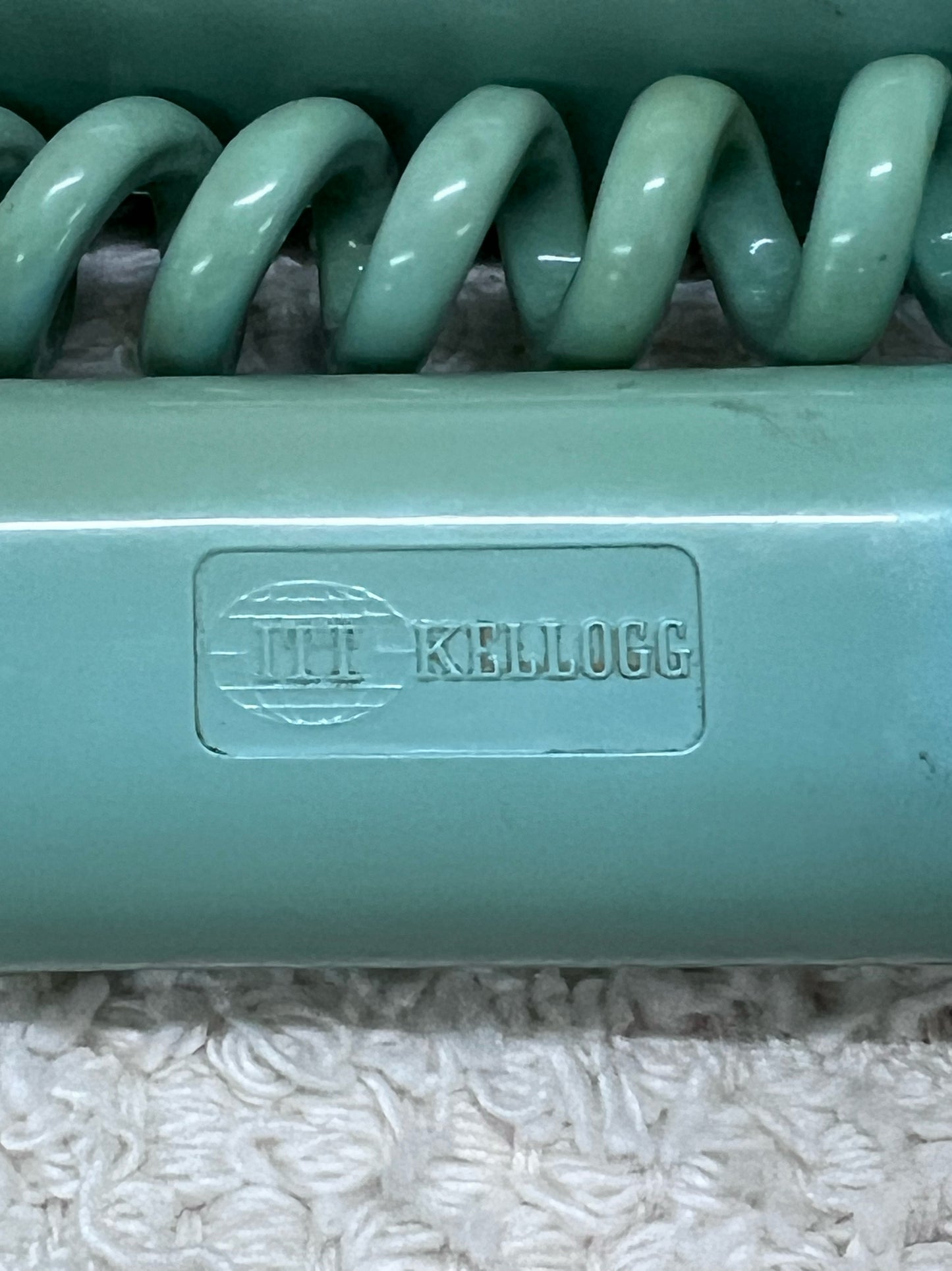 Kellogg Mint Green Rotary Telephone 1960's