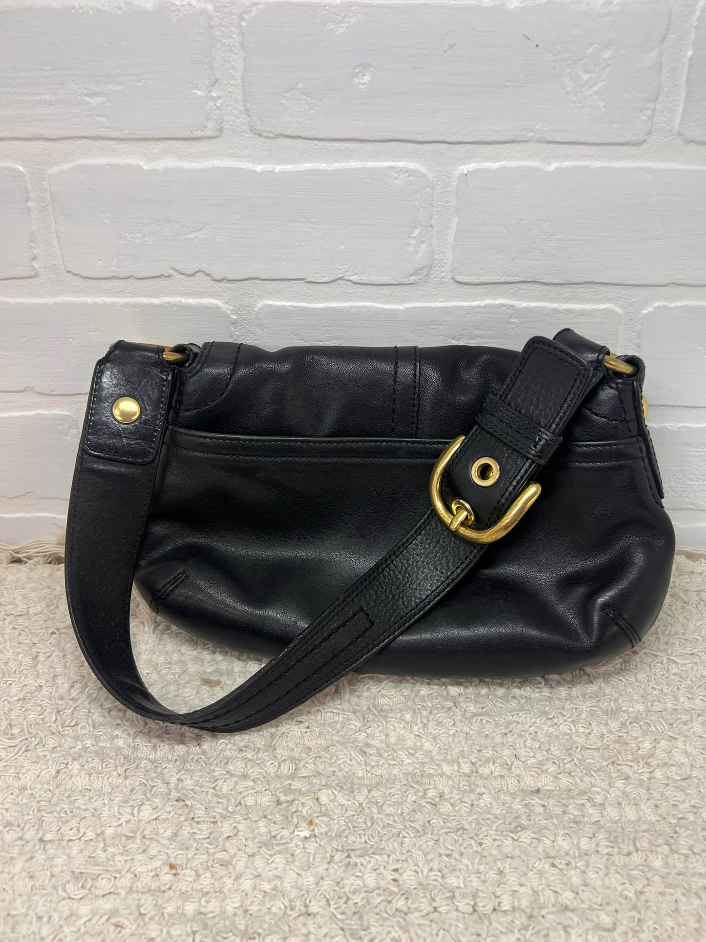 Vintage Coach Soho Mini Shoulder Bag F11840 – Black Leather – Y2K / 90s Era