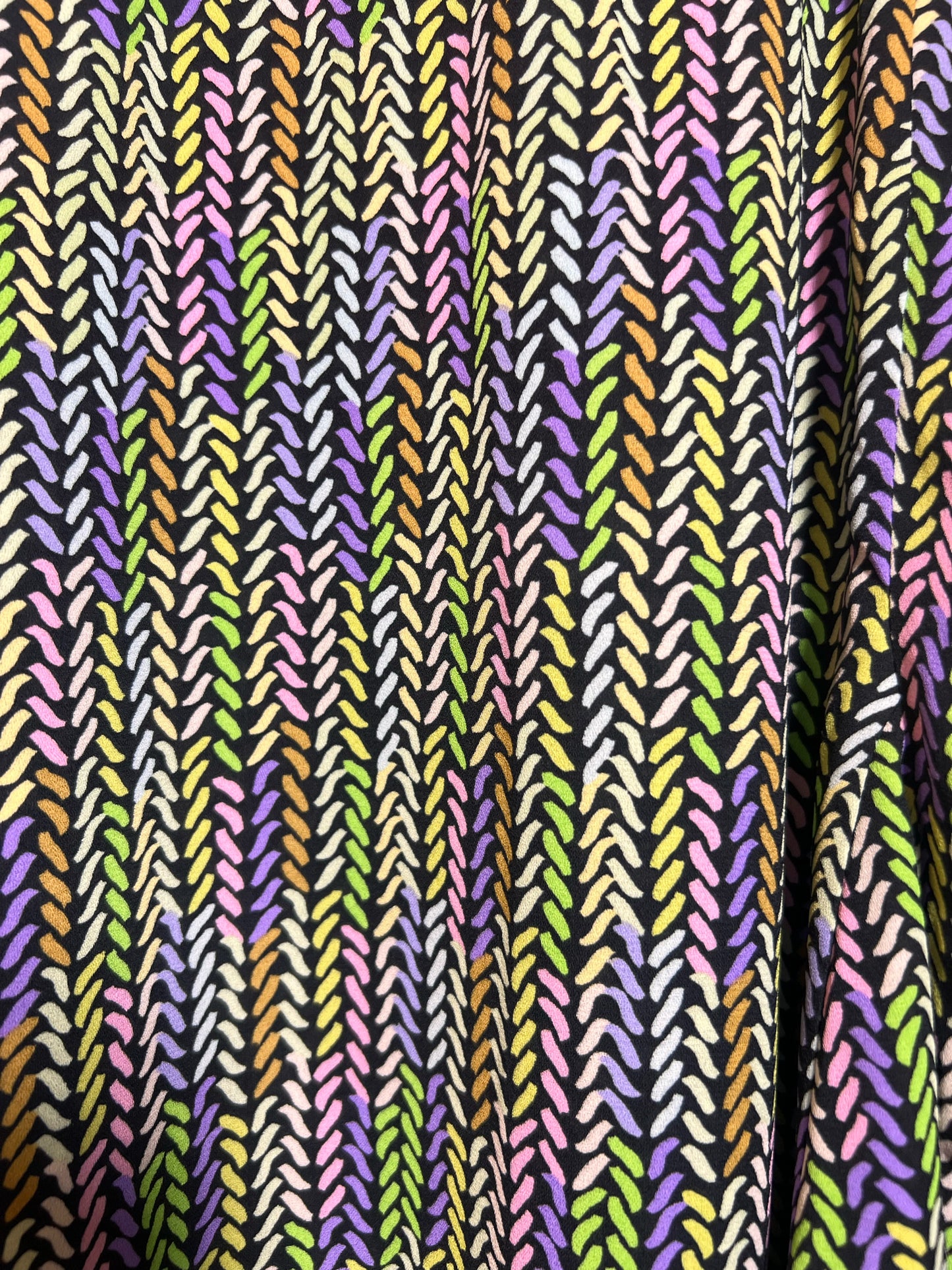 Size M CAbi Multicolor Reversible Skirt