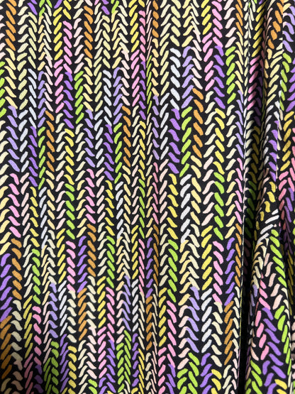 Size M CAbi Multicolor Reversible Skirt