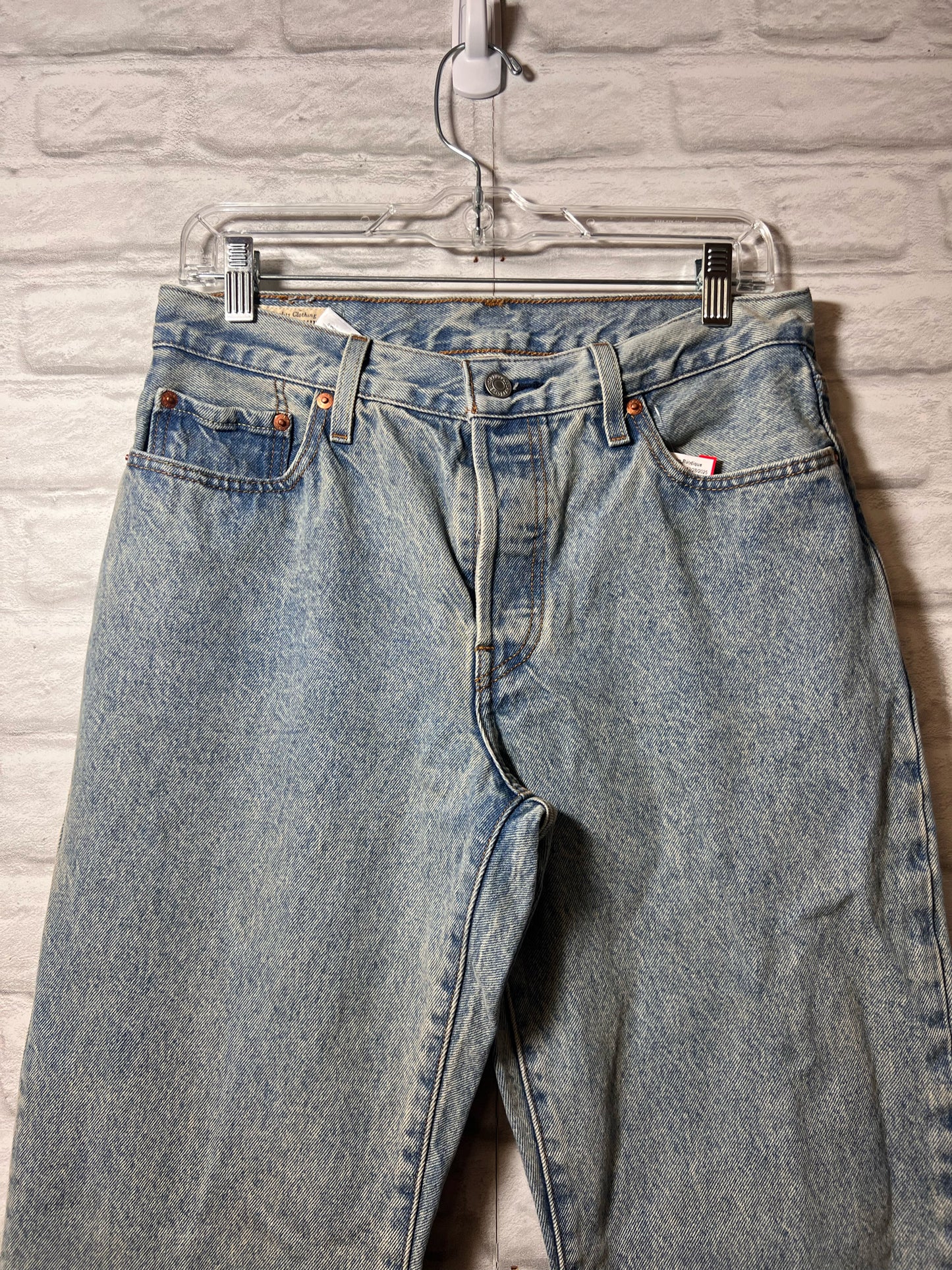 Levi's Size 28 Waist 501 90'S Fit Jeans Stone/Acid Wash