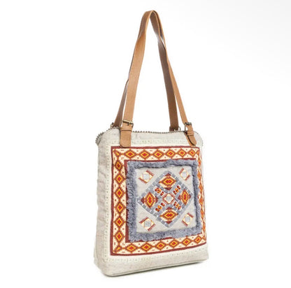 Myra Bag Four Corners Embroidered Tote Bag