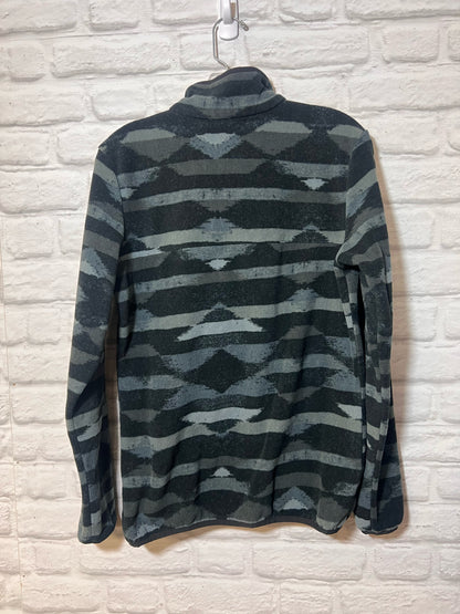Size M Columbia Black & Gray Fleece Pullover