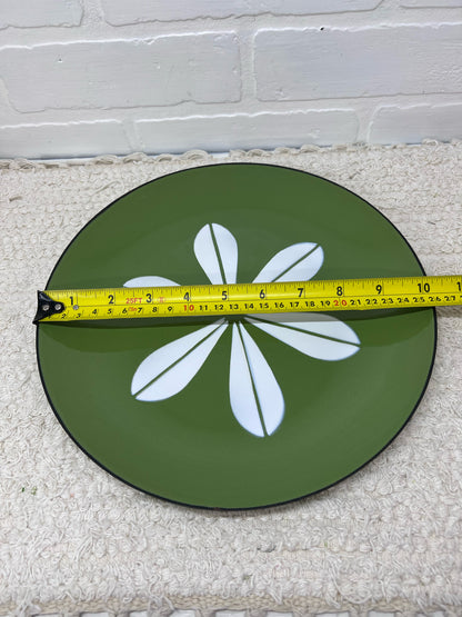 Catherine Holm Avocado Green Lotus Plate 10 Inches