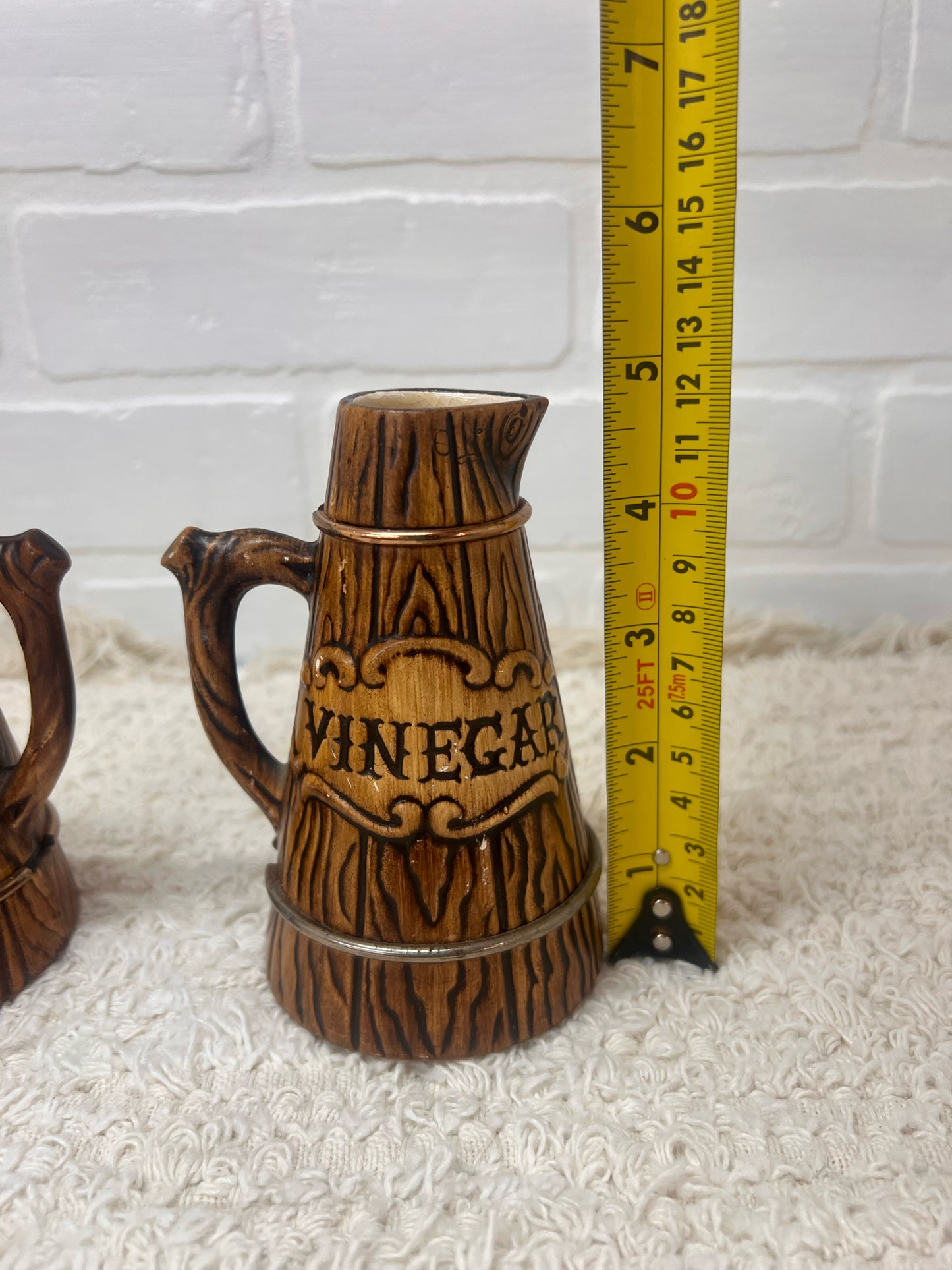 Vintage Treasure Craft Oil & Vinegar Set - 2 pieces