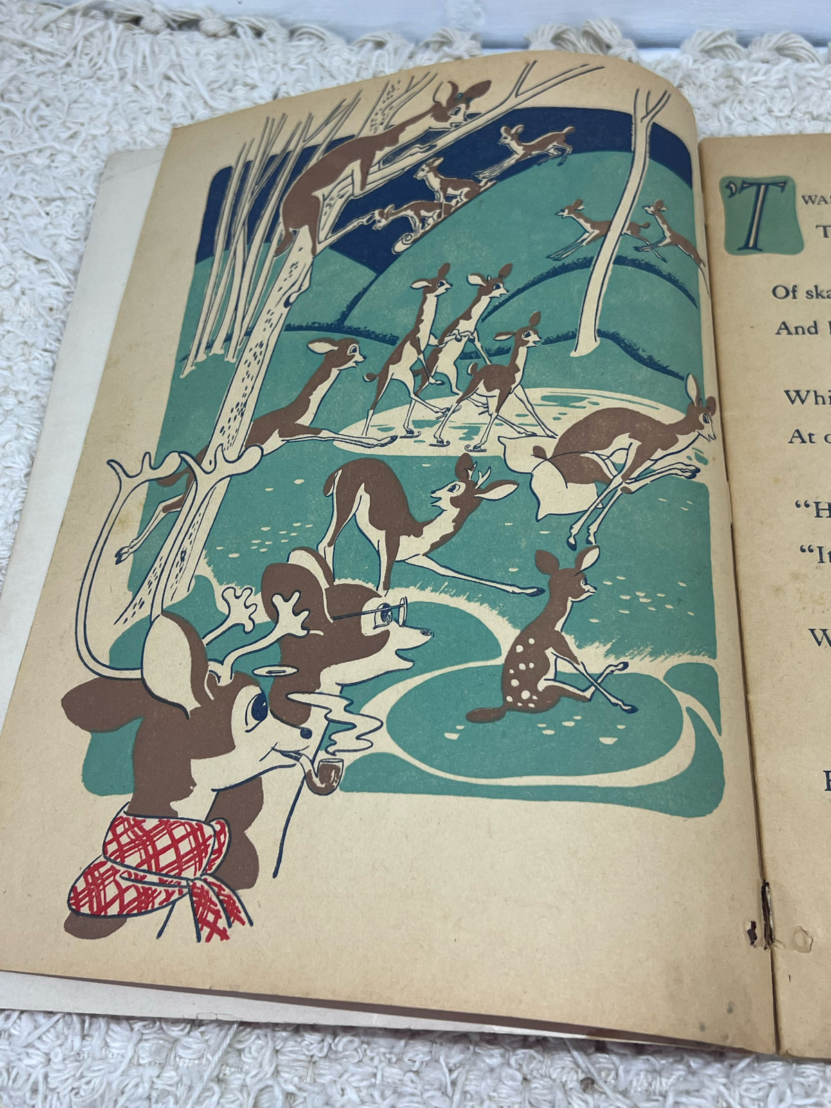 Montgomery Ward 1939 Rudoph The Red-Nosed Reindeer Christmas Book