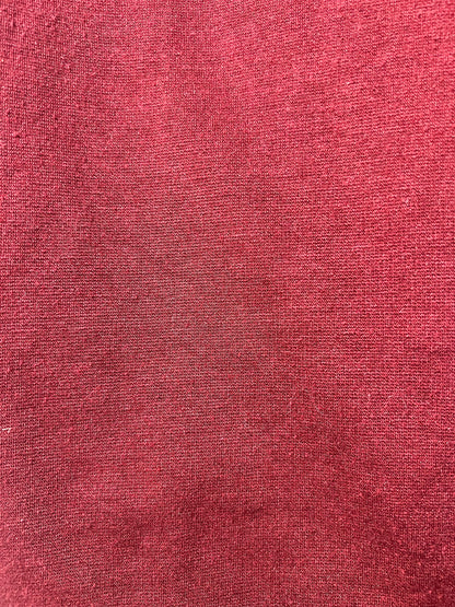 Size L XTaren Maroon Bow Front Cardigan