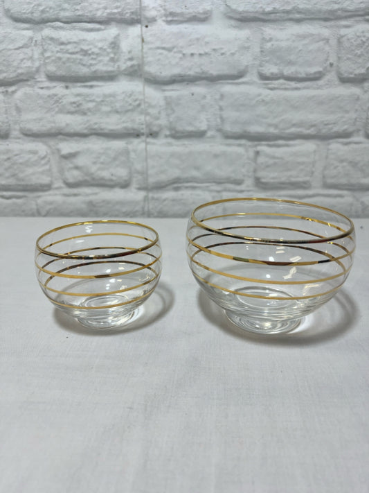 Kate Spade Melrose gold trimmed bowl set