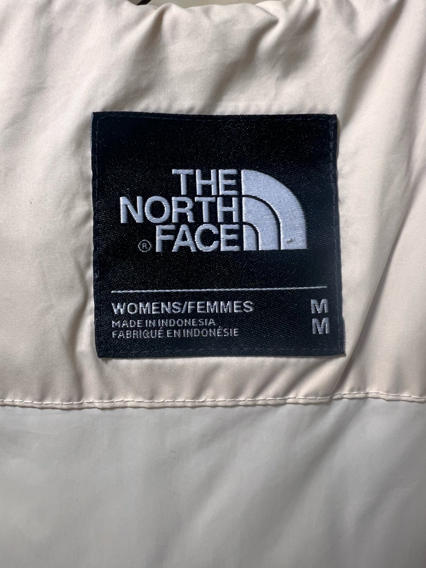 Size M The North Face Niche Ivory Down Filled Hooded Vest