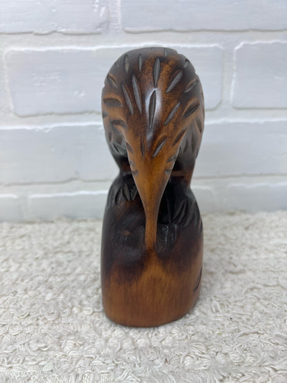 Hand Carved Wood Kiwi Bird