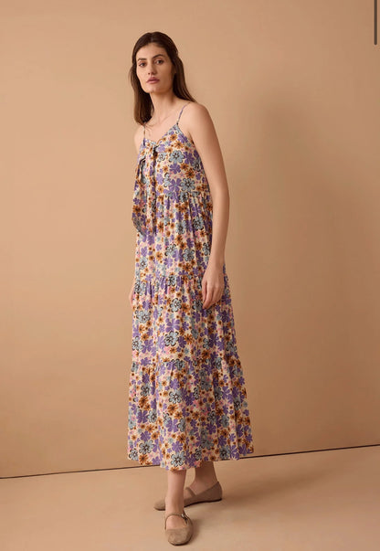Jocelyn Joy Floral Dress in Purple by Myra Bag