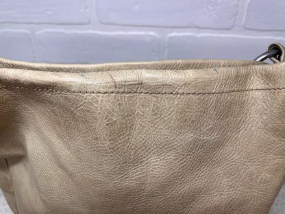 Frye Melissa Hobo Bag in Light Tan Distressed Italian Leather