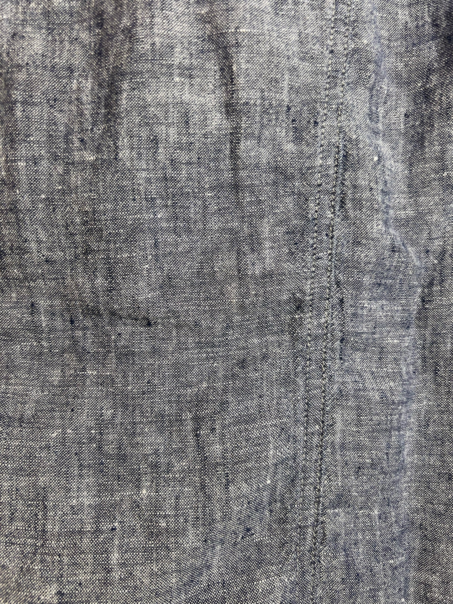 Size L Jones & Co Linen Shirt - Blue