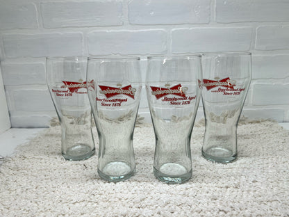 Budweiser glass set - 4