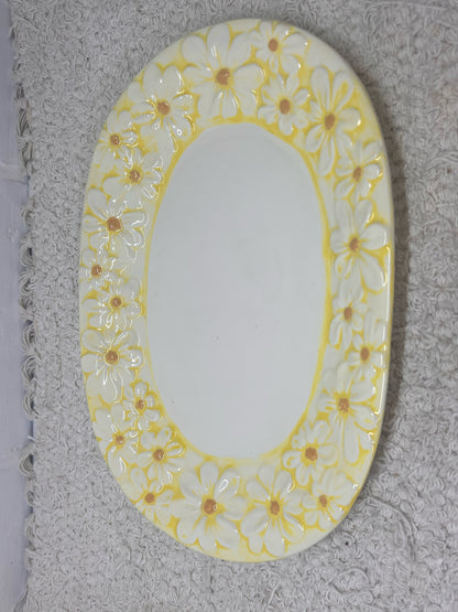 Vintage Covered Tureen with Underplate & Ladle - Daisies & Butterflies