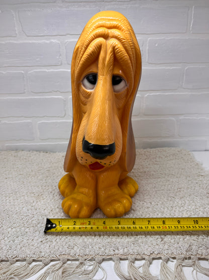 My Toy 1970's Plastic Sad Hound Dog Bank