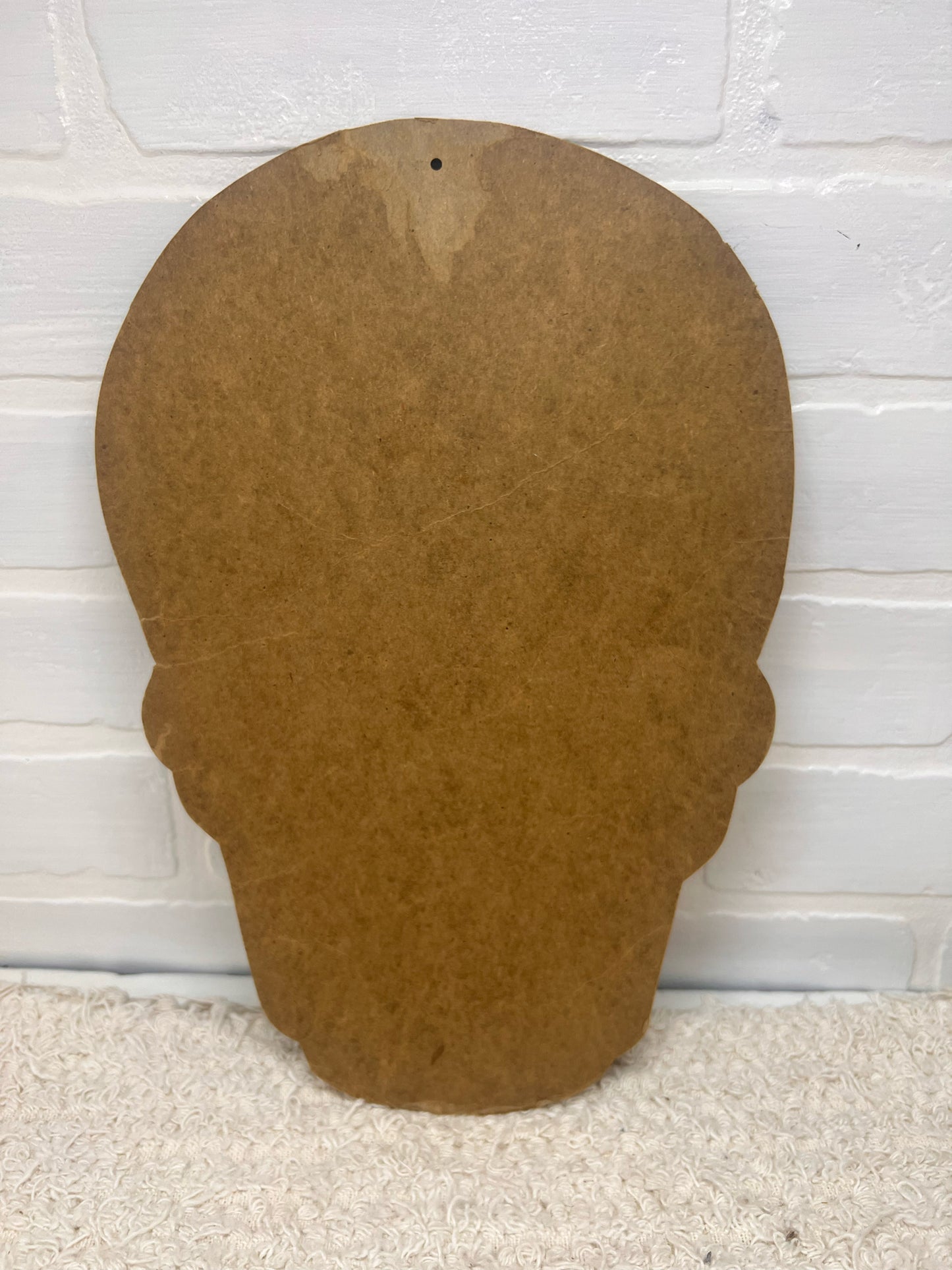 Vintage Beistle Halloween Glow in the Dark Skull