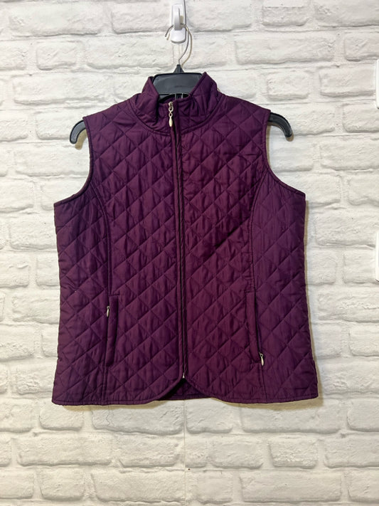 Size M Iactive purple quilted vest