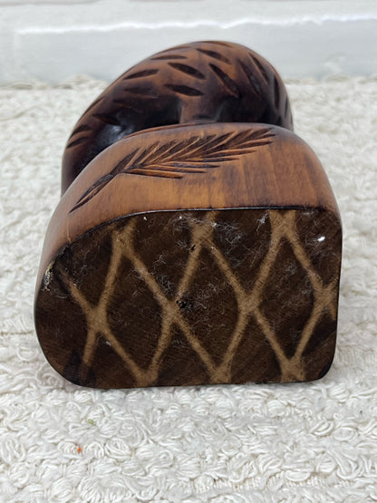 Hand Carved Wood Kiwi Bird