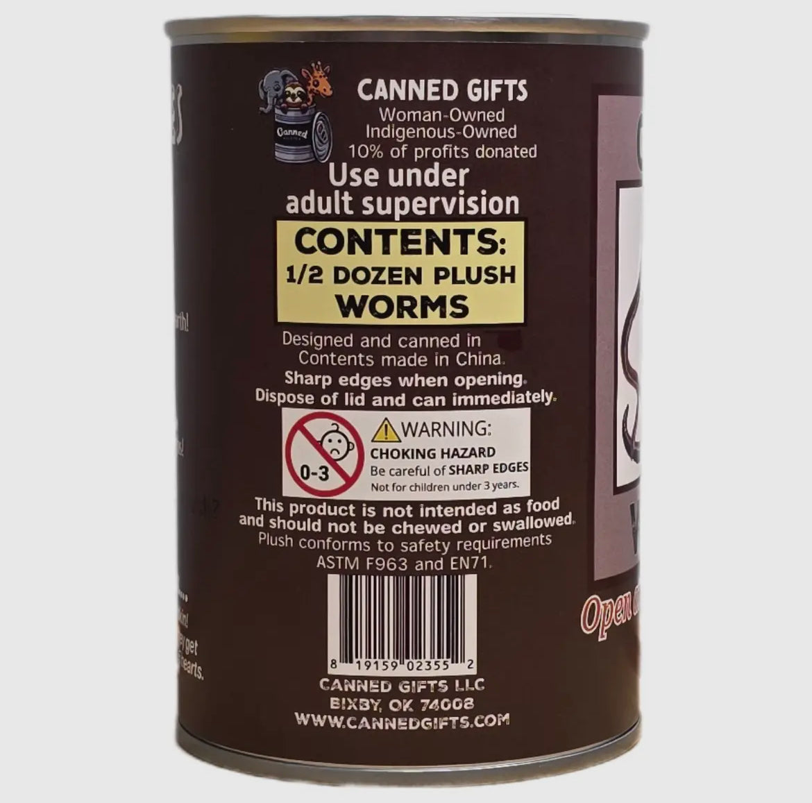 Canned Critter Plush – Pop-Top Stuffed Animal Toy