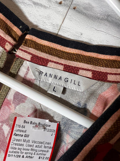 Size L Ranna Gill Boho Jumpsuit