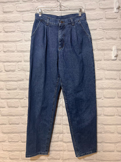 Lee Size 6 Vintage Pleated Front Mom Jeans Circa 1980's