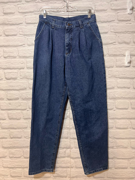 Lee Size 6 Vintage Pleated Front Mom Jeans Circa 1980's