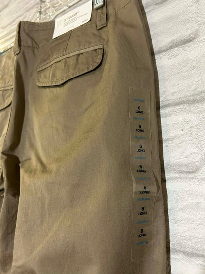 Gap Size 6 Long NWT Khaki Cotton Pants