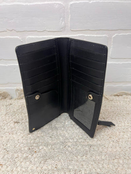 Kate Spade Staci Colorblock Slim Fold Wallet – Black & Nude – Saffiano Leather