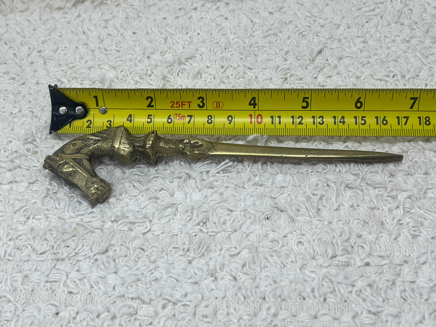 Vintage Brass Horse Head letter opener