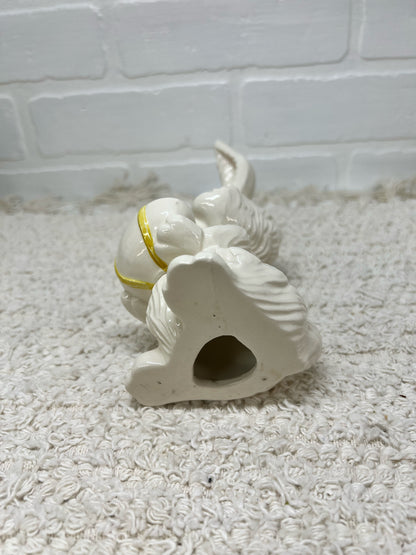Vintage ceramic Easter bunny figurine