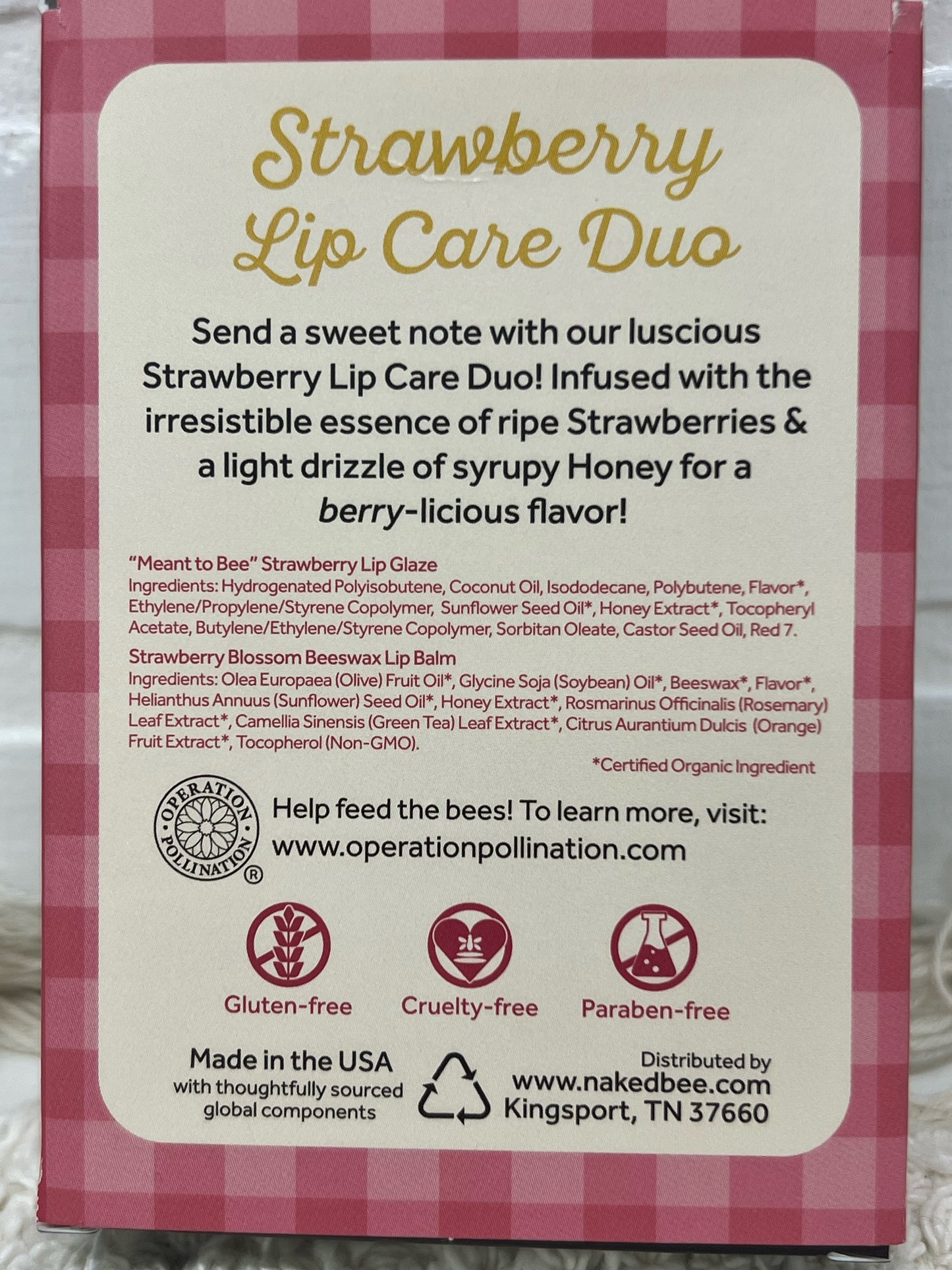 Strawberry Lip Care Duo