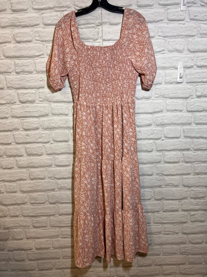 Size M Mika Rose Pink Floral Maxi Dress