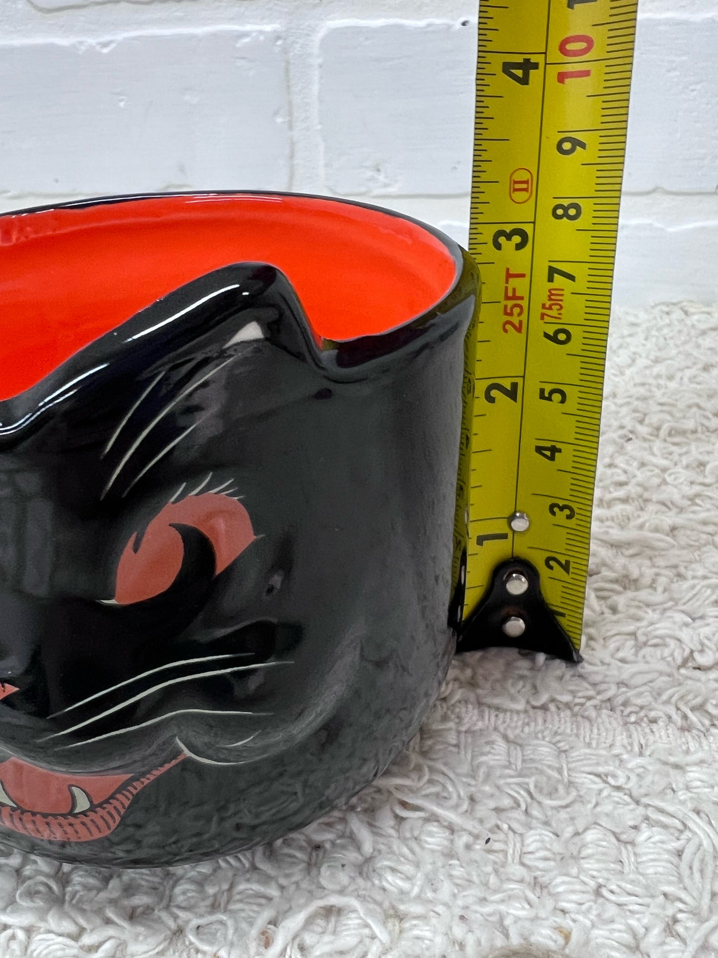 Beistle Halloween Black Cat Mug