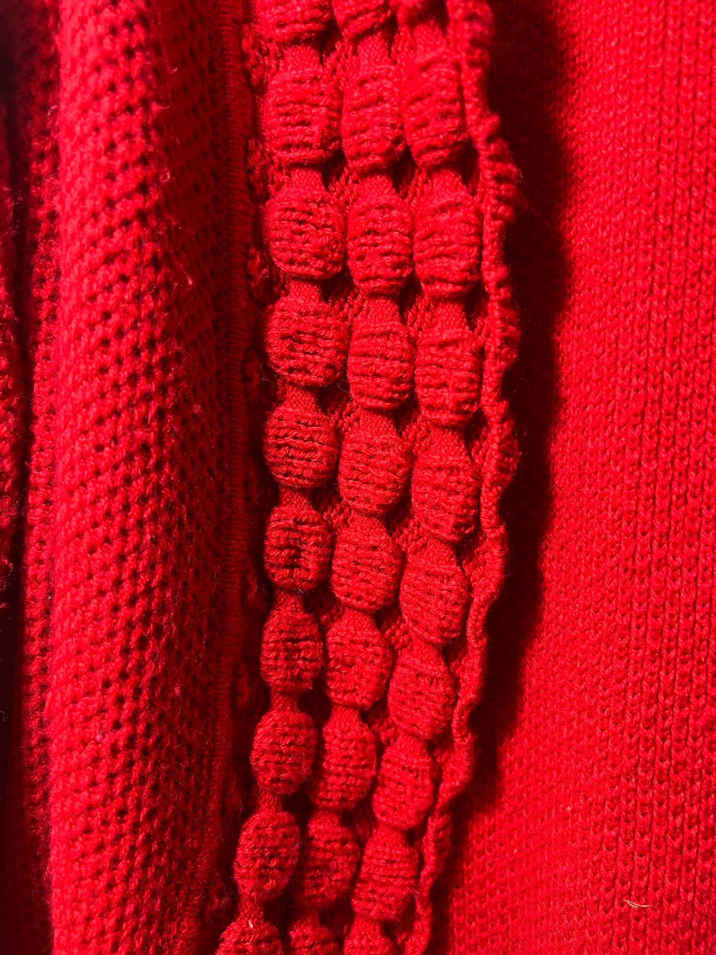 Size L Christopher & Banks Festive Red Cardigan