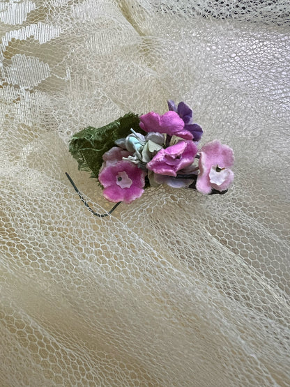 Vintage Yellow Tulle & Lace 1950's Formal/Prom/Party Dress