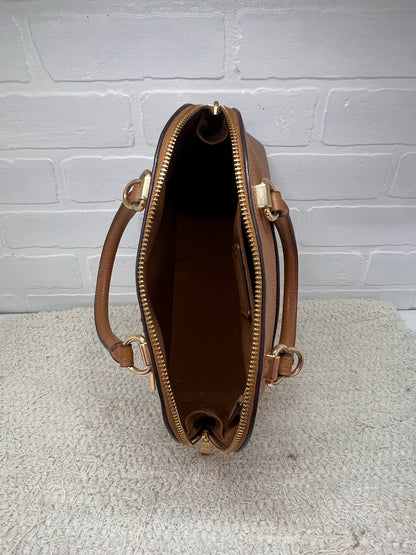 Coach Leather Katy Satchel w/ Diary Embroidery & Coordinating Wallet