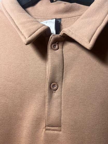 Size XXL Mondetta Tan Fleece Lined Sweatshirt
