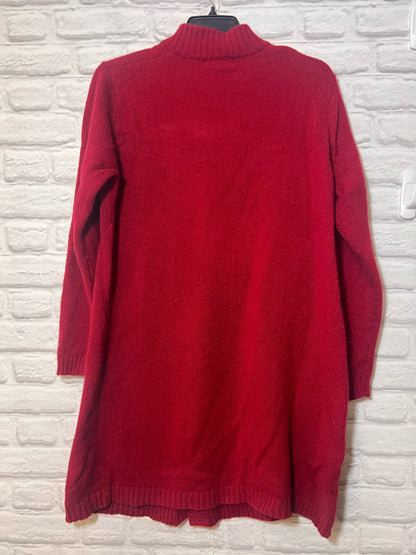 Size L Orvis 100% Shetland Wool Longline Cardigan