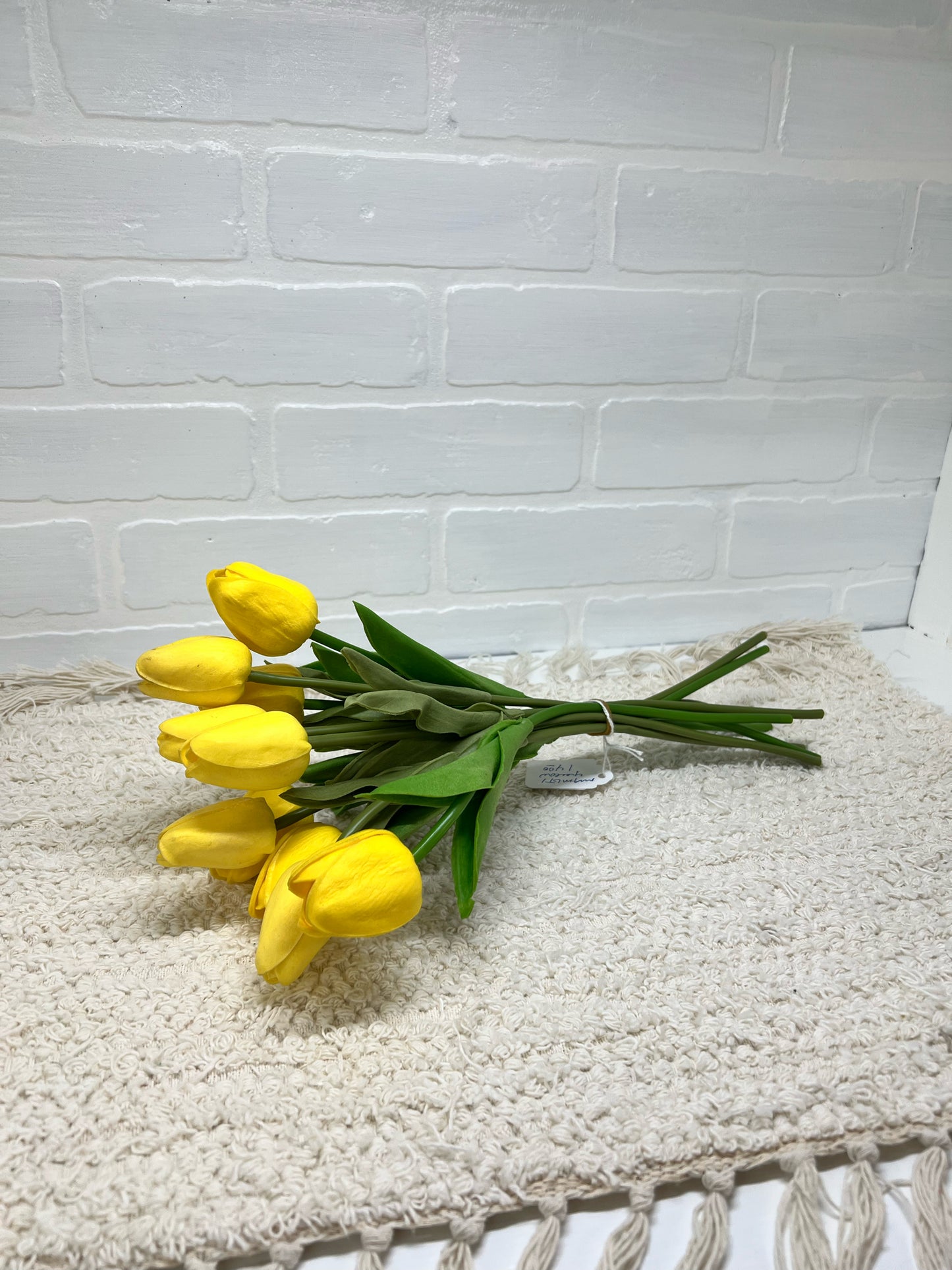 Yellow real feel tulip bundle