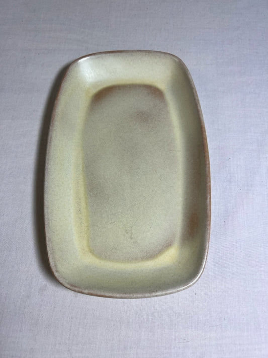 Frankoma Pottery Vintage Brown Serving Tray