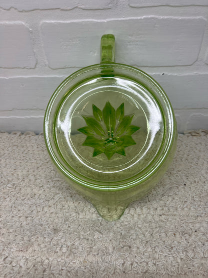 Vintage Uranium Glass Juice Reamer
