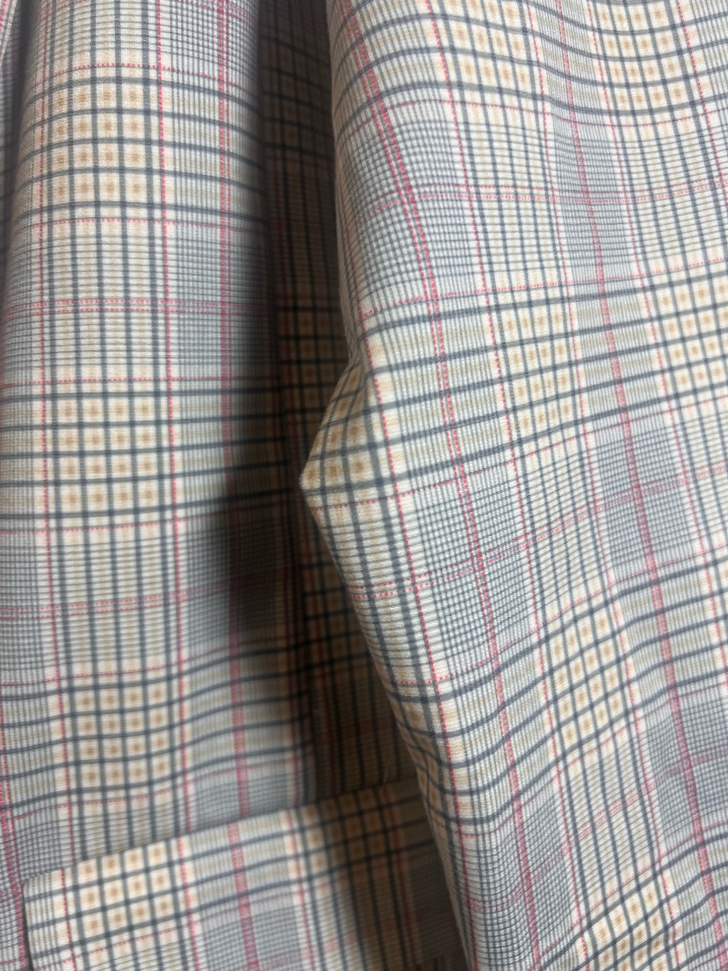Size XL Liverpool Open Front Plaid Blazer