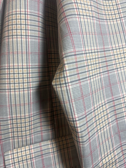 Size XL Liverpool Open Front Plaid Blazer