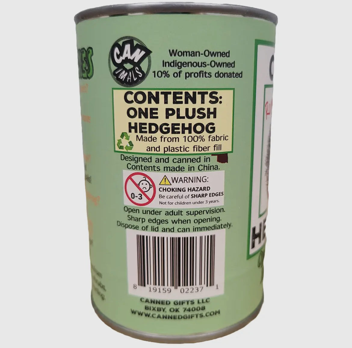 Canned Critter Plush – Pop-Top Stuffed Animal Toy