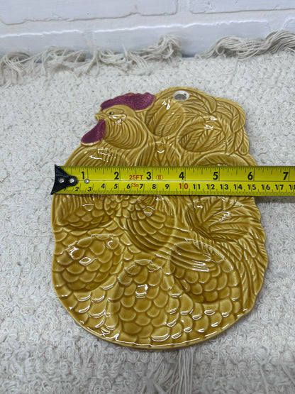 Vintage Chicken Deviled Egg Tray Tray