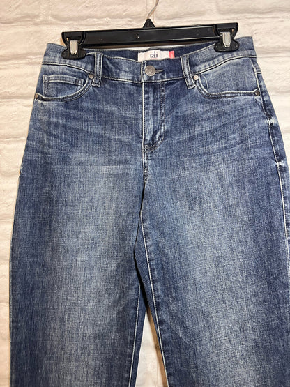 CAbi Size 4 Mid-Rise SoHo Cropped Length Jeans