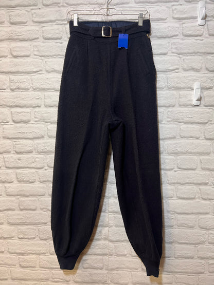 Vintage Midcentury Wool Snow Pants - Navy Blue