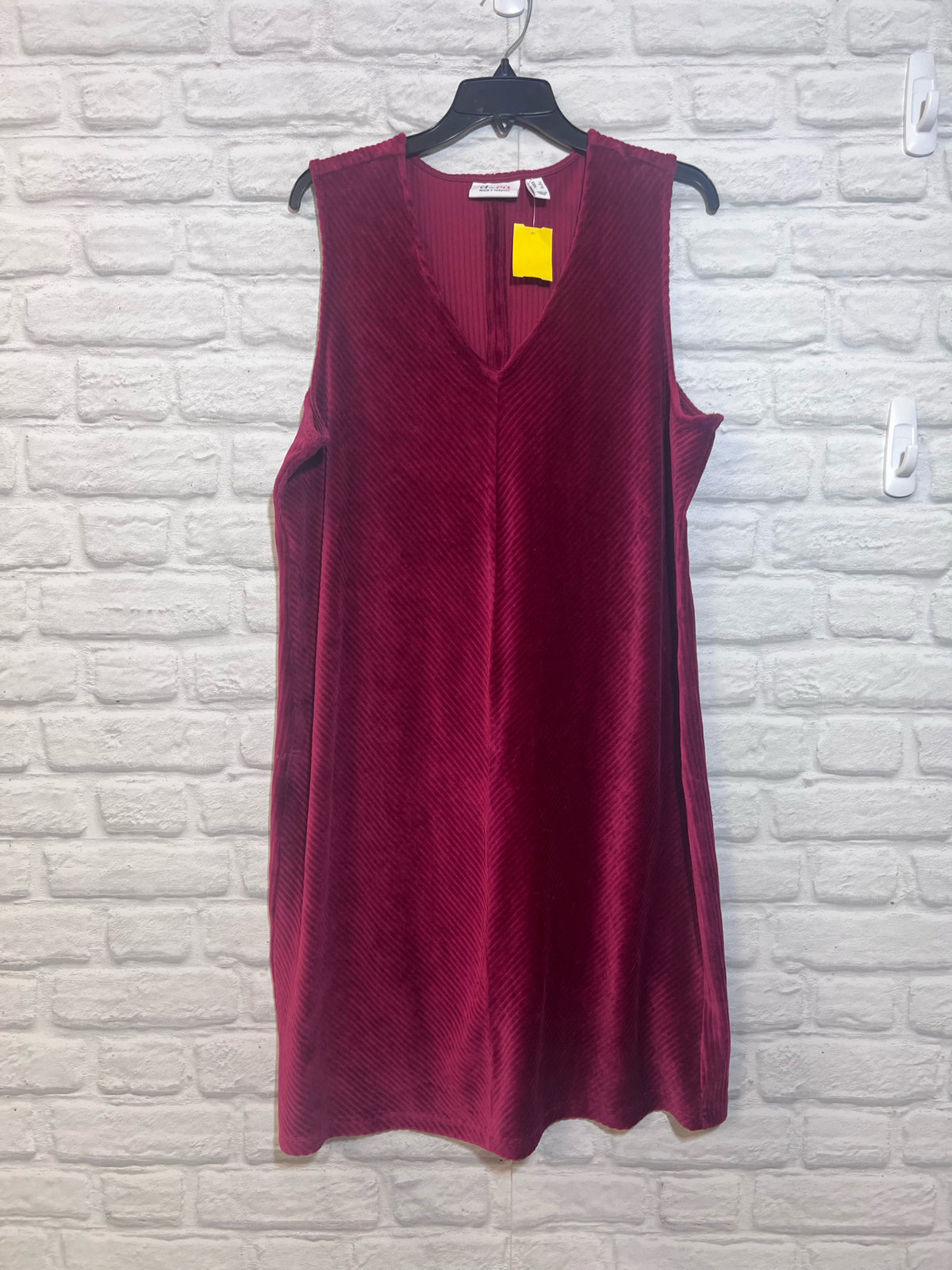 Size L D&Co Red Corduroy Dress