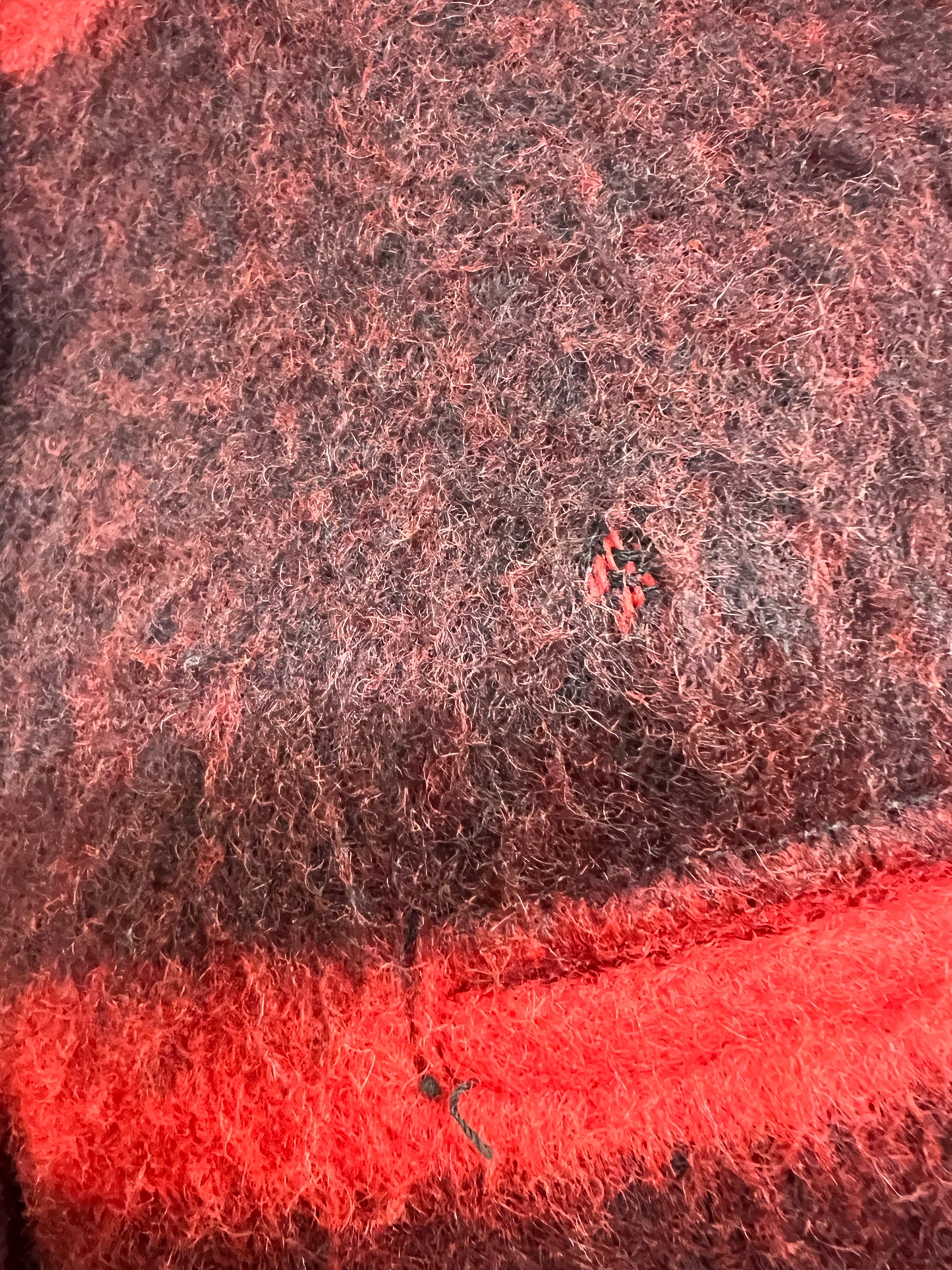 Field & Stream Red & Black Vintage Wool Coat